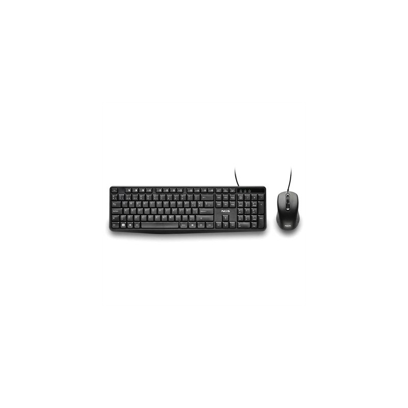 NGS Kit Teclado+Ratón con cable Cocoa