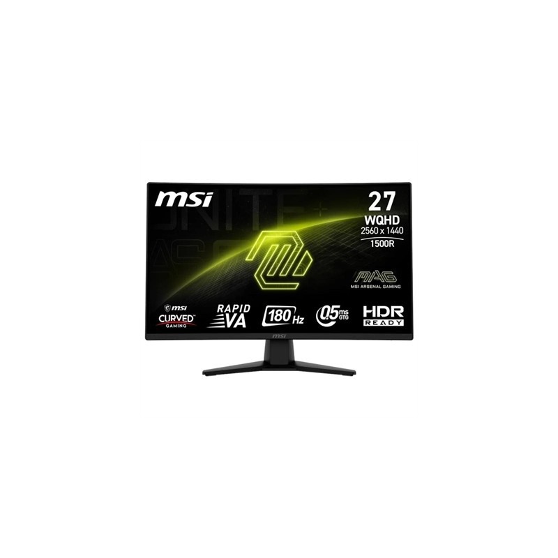 MSI MAG274CQF Monitor 27" WQHD 180hz curv
