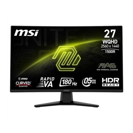 MSI MAG274CQF Monitor 27" WQHD 180hz curv