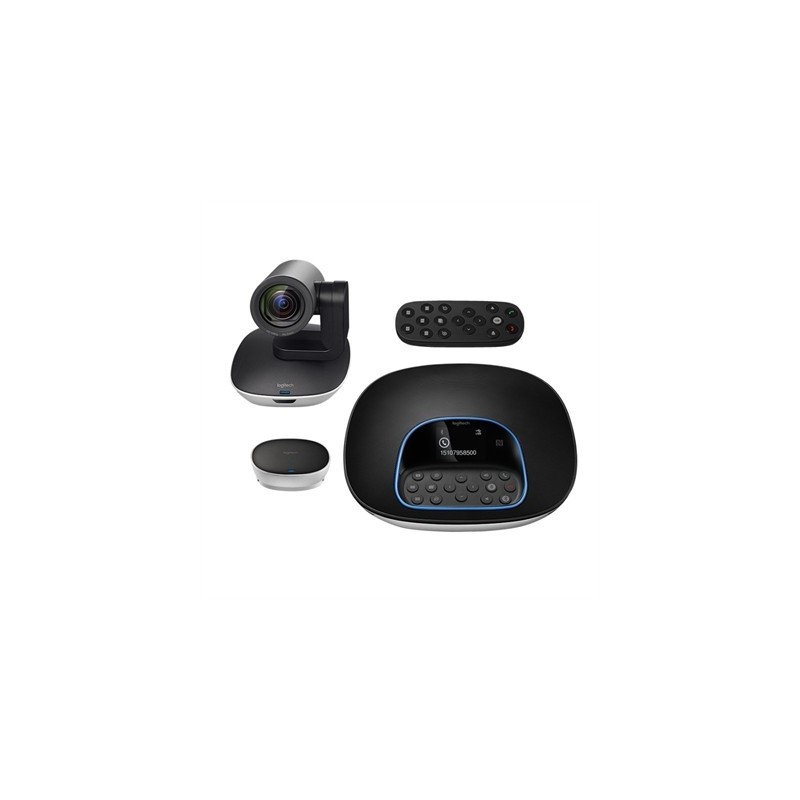 Logitech Equipo videoconf Full HD 4Mic+altavoz