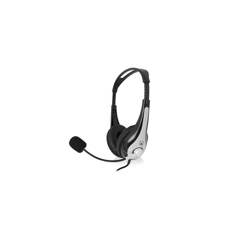 EWENT EW3562 Auriculares + Micrófono Stéreo negro