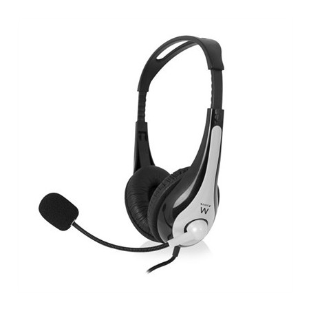 EWENT EW3562 Auriculares + Micrófono Stéreo negro
