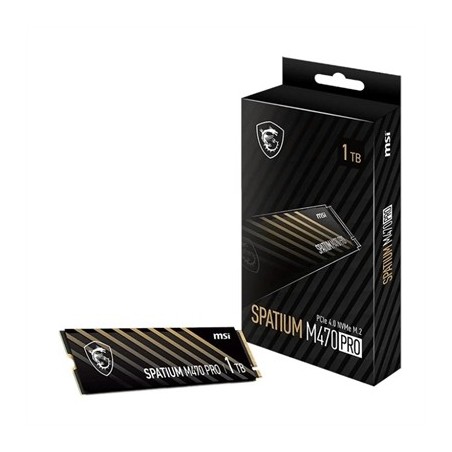 MSI SSD Spatium M470 Pro 1Tb PCIe 4.0 NVMe 6000Mbs