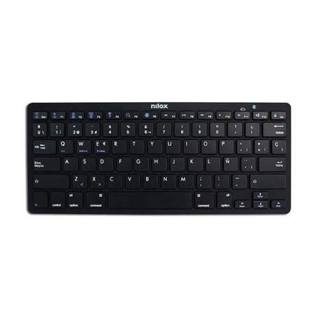 Nilox Teclado NXKB01B Bluetooh, Negro