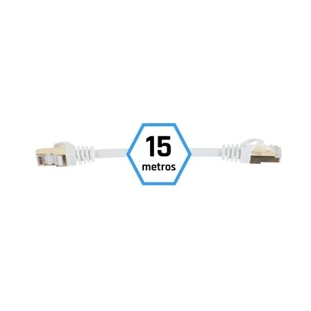 iggual Latiguillo CAT7 SFTP LSZH 15 metros blanco