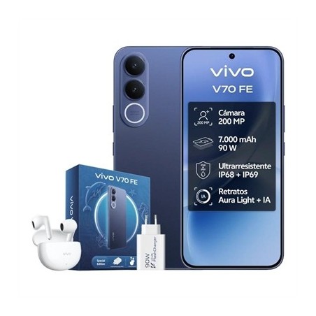 VIVO V70 FE 8Gb 512Gb Bundle Ch90w+ Buds3 Blue