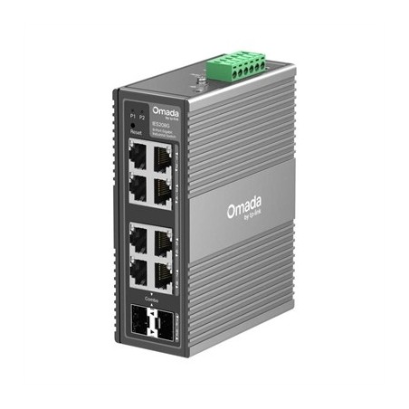 TP-Link IES208G Switch Industrial 6xG 1xSFP 2xCom