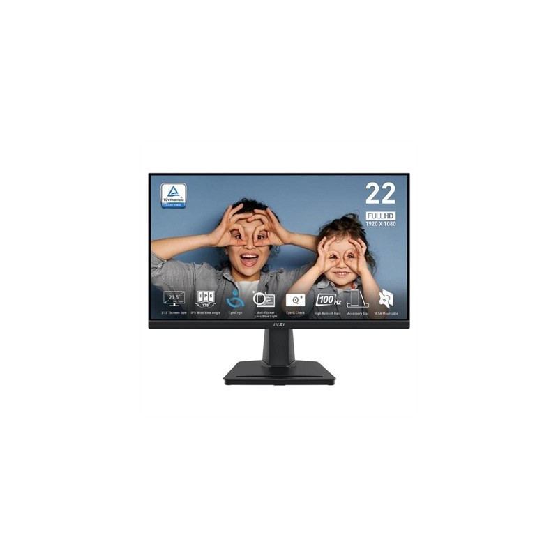 MSI PRO MP225 E12VL Monitor 22" FHD 120Hz VGA HDMI