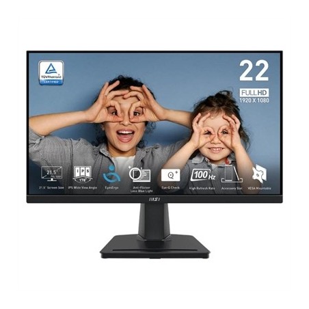 MSI PRO MP225 E12VL Monitor 22" FHD 120Hz VGA HDMI