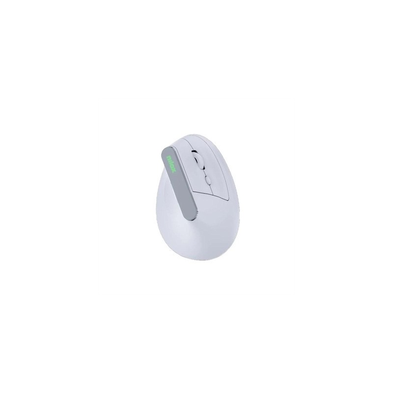 Nilox Ratón Wir Vertical Rec. Silen 1600DPI Blanco