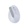 Nilox Ratón Wir Vertical Rec. Silen 1600DPI Blanco