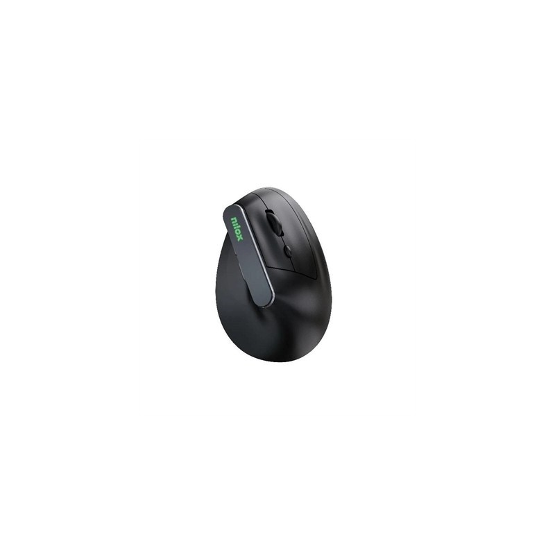 Nilox Ratón Wir Vertical Rec. Silen 1600 DPI Negro