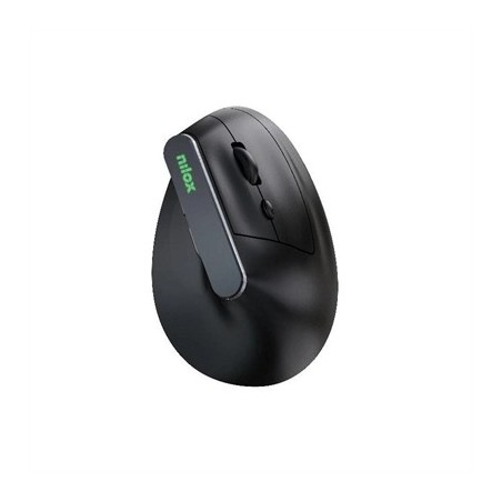 Nilox Ratón Wir Vertical Rec. Silen 1600 DPI Negro