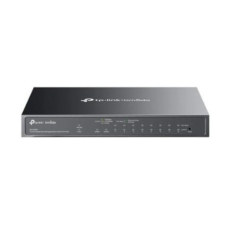 TP-Link ES210GMP Switch 8xG PoE+ 1xGbE 1xG-C 123W