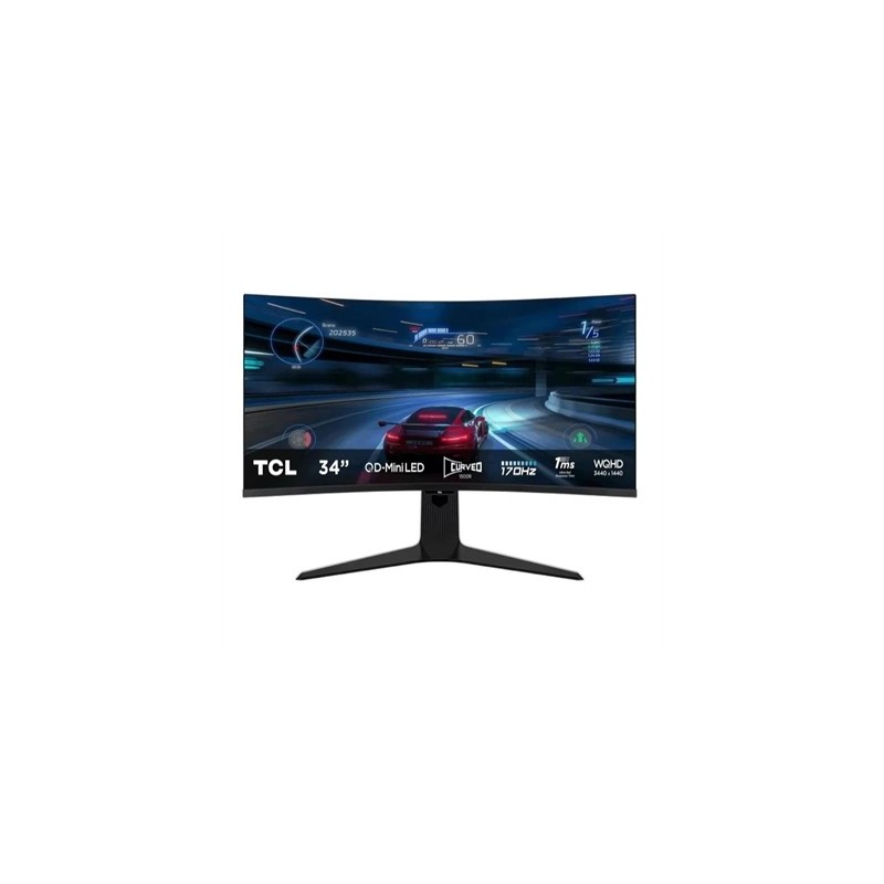 TCL 34R83Q Monitor 34" MiniLed 4K 170Hz 1ms Curv
