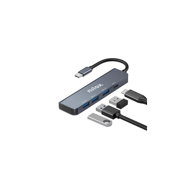 Nilox Hub USB C 3XUSB 3.0 1XUSBC