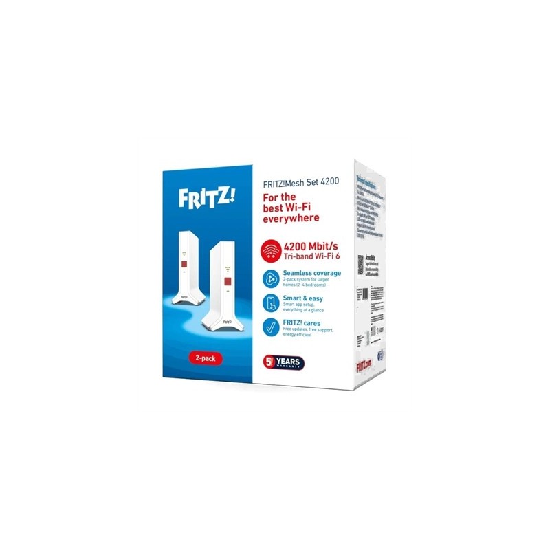 Fritz!Repeater Mesh Set 4200 2-pk WiFi6