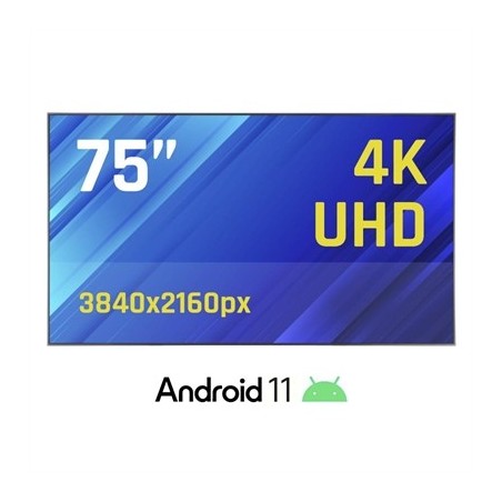 iggual Pantalla señalización 4K 75" Alto Brillo