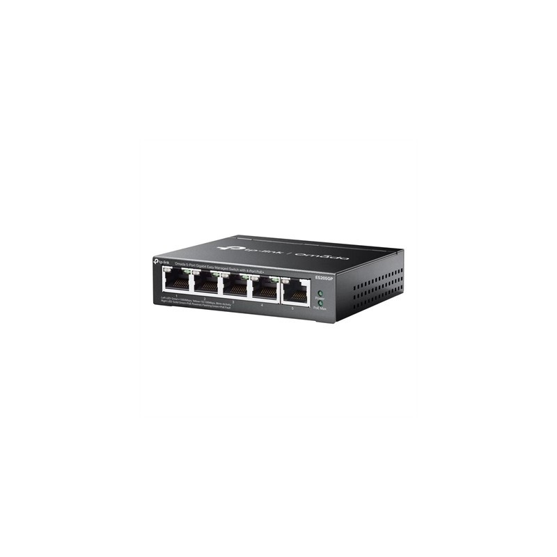 TP-Link ES205GP Switch 4xGb PoE+ 1xGb 65W Desktop