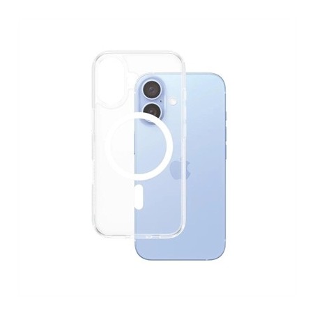 PanzerGlass Case con White MagSafe iPhone 16