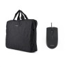 NILOX Maletín 15.6"Negro+Ratón USB 1000dpi