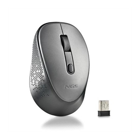NGS RATON INALAMBRICO 800/1600DPI Gris