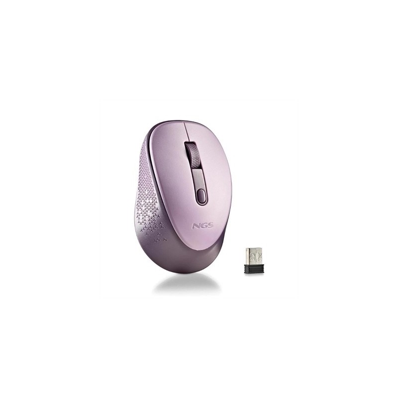 NGS RATON INALAMBRICO 800/1600DPI Lila