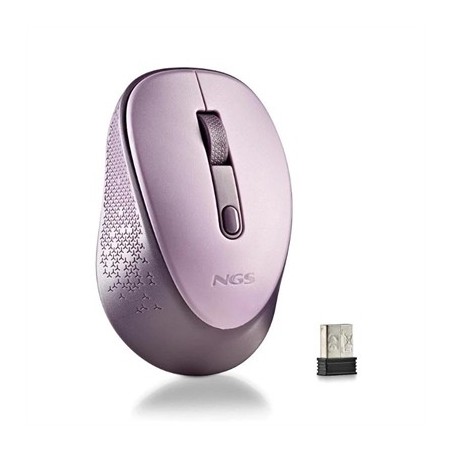 NGS RATON INALAMBRICO 800/1600DPI Lila