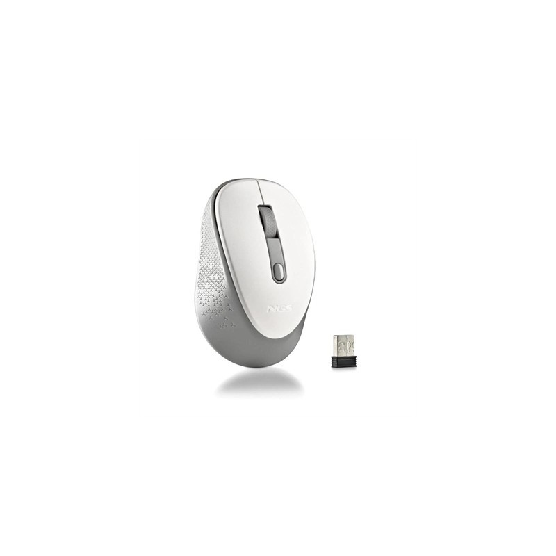 NGS RATON INALAMBRICO 800/1600DPI Blanco