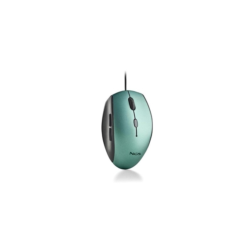 NGS WIRED ERGO SILENT MOUSE + USB TYPE C ADAPT ICE