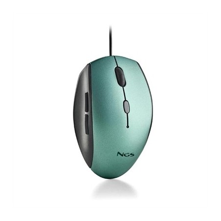 NGS WIRED ERGO SILENT MOUSE + USB TYPE C ADAPT ICE