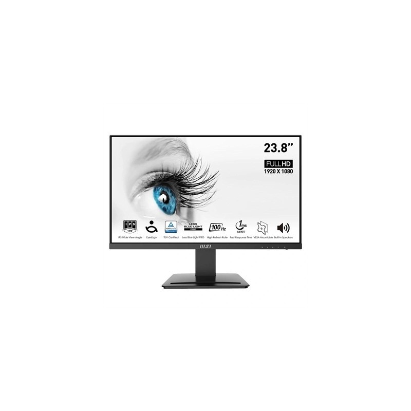 MSI MP243X Monitor 23.8" IPS FHD 100hz HDMI DP MM