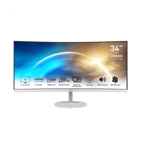 MSI MP341CQW Monitor34" UWQHD VGA HDMI MM curv