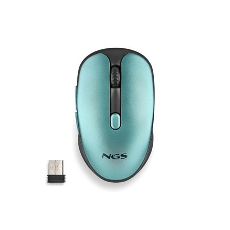 NGS Raton Inalambrico Recargable Silencioso Hielo