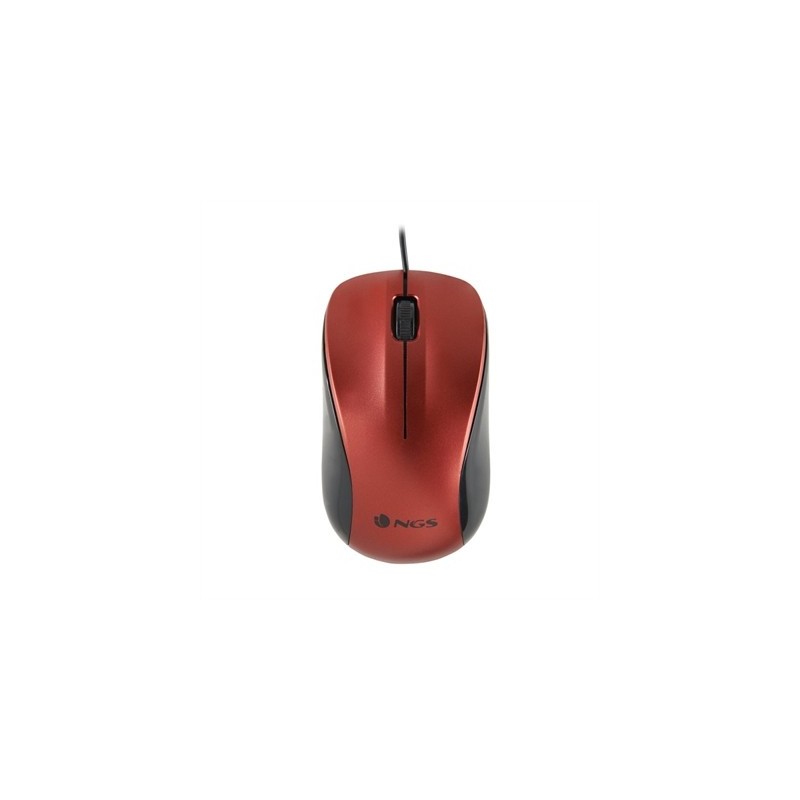 NGS Ratón Óptico WIRED RED