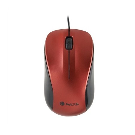 NGS Ratón Óptico WIRED RED