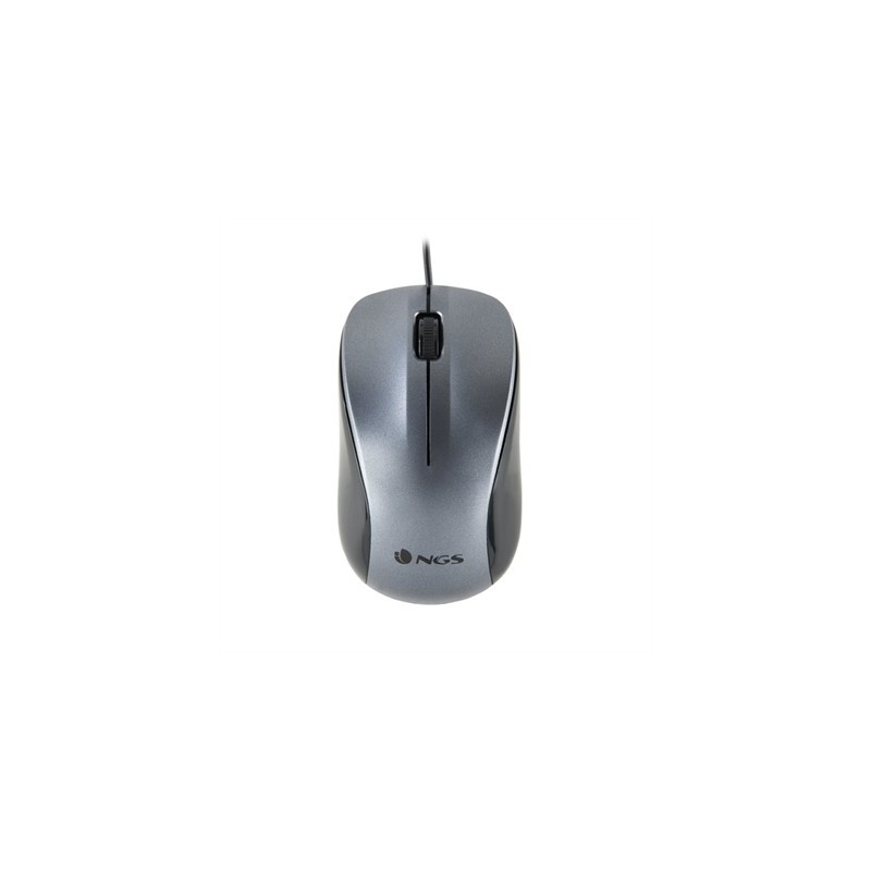 NGS Ratón Óptico WIRED GRAY