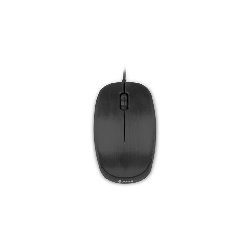 NGS Raton óptico Flame 1000 Dpi Negro