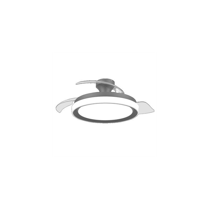 PHILIPS Ventilador techo Luz Bilss 106cm 28+35W Ne