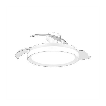 PHILIPS Ventilador techo Luz Bilss106c 28+35W Bl B