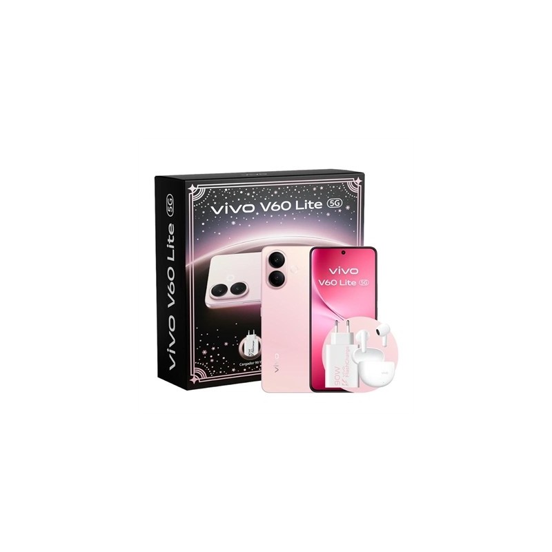 VIVO V60 Lite 5G 6.77" 8Gb 256Gb Pink Bundle