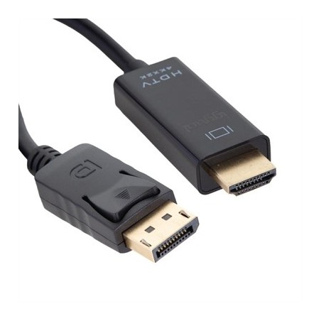 iggual Cable DisplayPort (M) a HDMI (M) 4K 2metros
