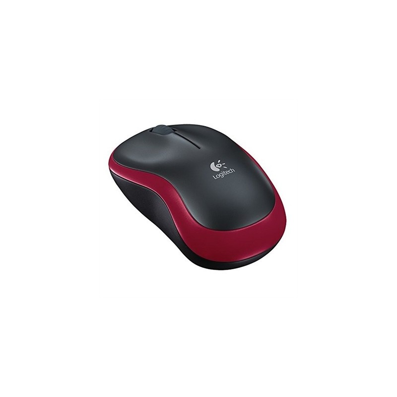 Logitech Ratón Inalámbrico M185 Rojo