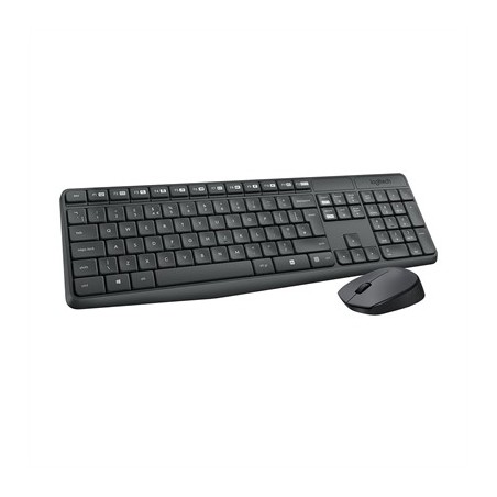 Logitech MK235 Teclado y ratón Inalámbrico Gris