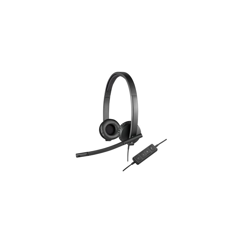 Logitech Auricular STEREO H570e USB