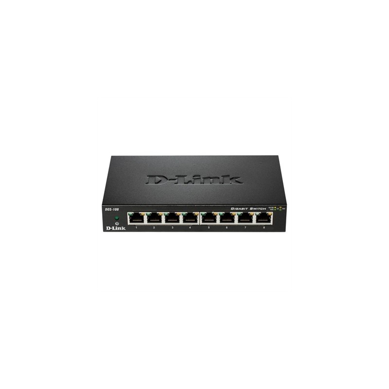 D-Link DGS-108 Switch 8xGB Metal
