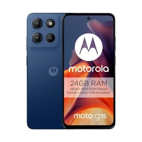 Motorola Moto G15 4G 6.7" 8Gb 512Gb Navy Peony