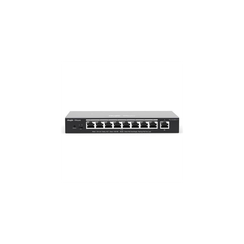 Reyee ES209GC-P Switch 9xGbE (8 PoE/POE+) 120W