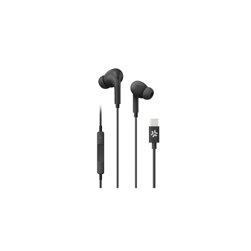 Celly Auriculares cable Usb-C Negro