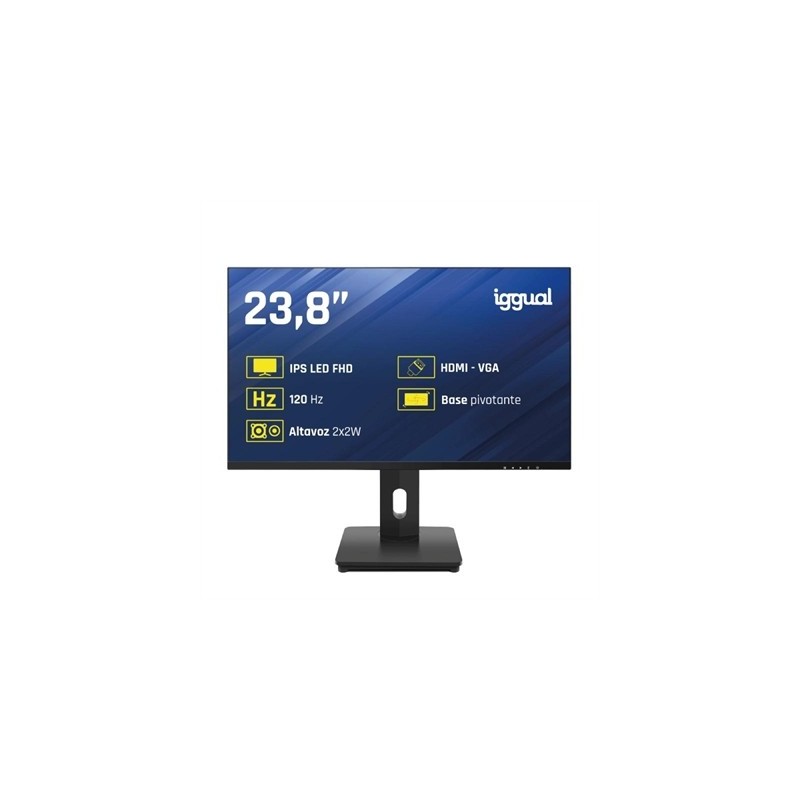 iggual Monitor 24" VGA HDMI 120Hz pivotante AA MM